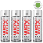 4X WRX Flat Light Green Spray Paint 400ml Spray Paint
